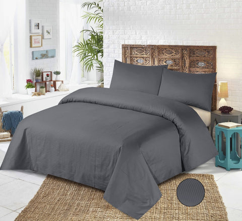 Gold Palm Cotton Jacquard Bed Sheet Set 1302