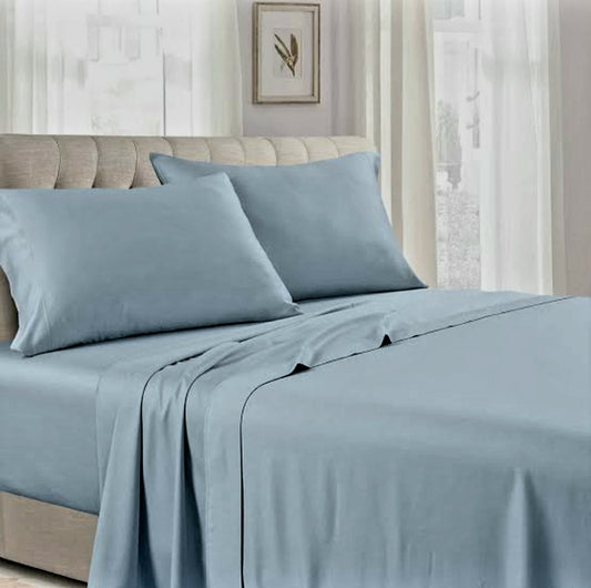 Gold Palm Cotton Jacquard Bed Sheet Set 1304