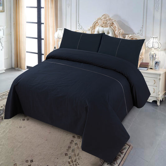 Gold Palm Cotton Jacquard Bed Sheet Set 1329