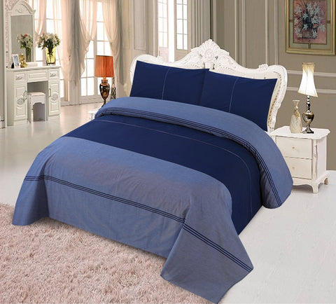 Gold Palm Cotton Jacquard Bed Sheet Set 1334