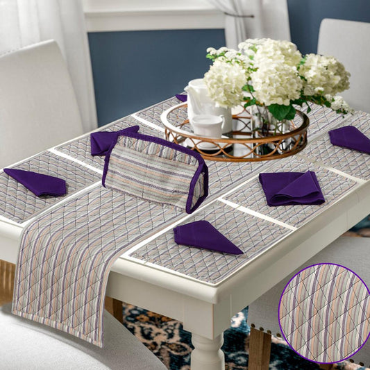 FULLY QUILTED TABLE RUNNER 14pcs 1536