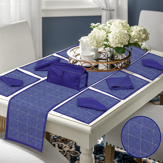 FULLY QUILTED TABLE RUNNER 14pcs 1526