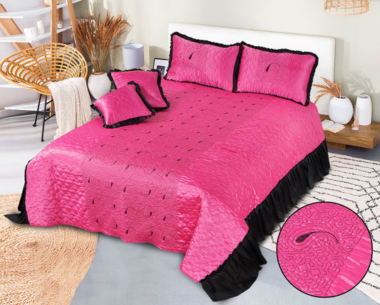 MELLINIUM EMBROIDED & QUILTED 5 PCS SET (2110)